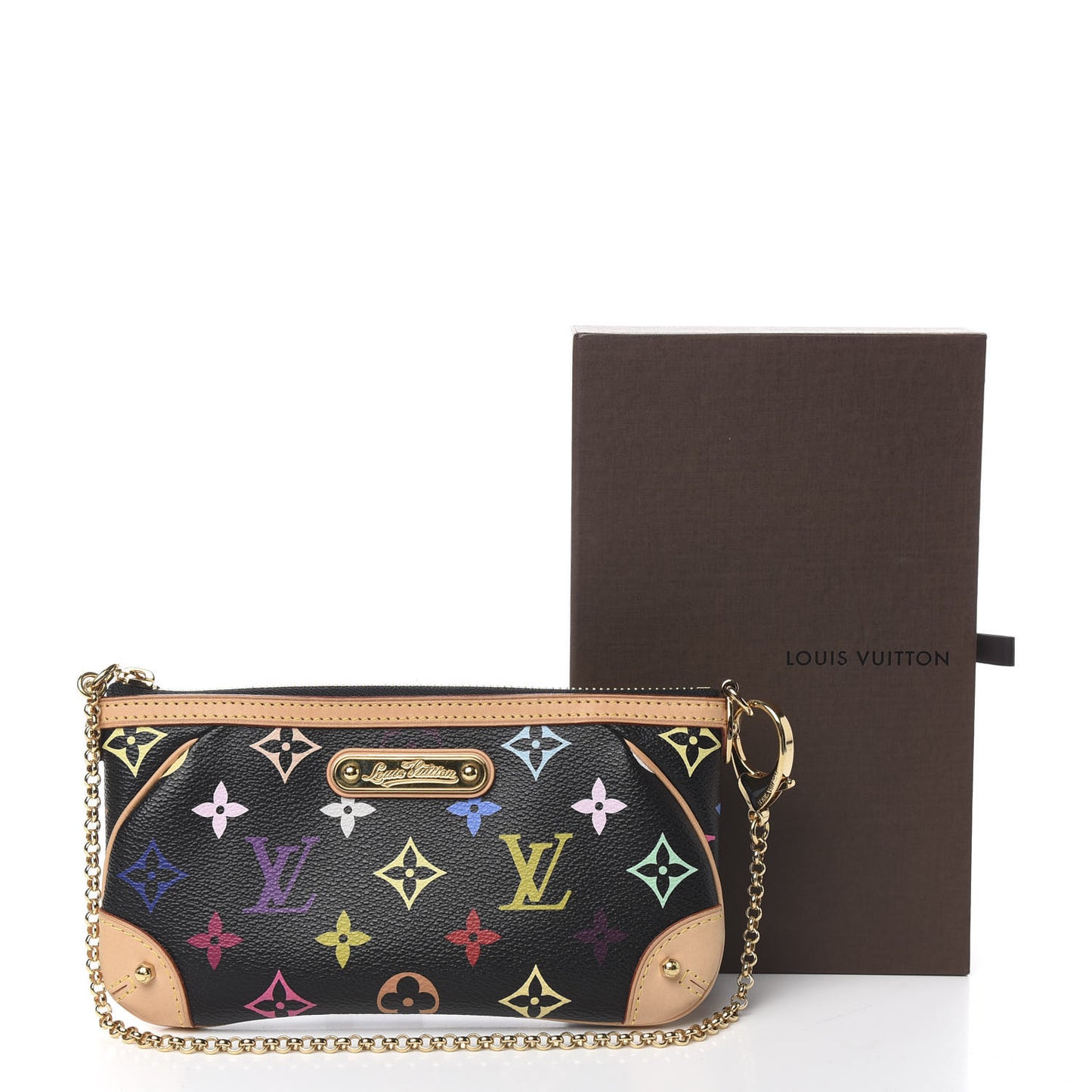 Monogram Multicolor Pochette Milla MM Black
