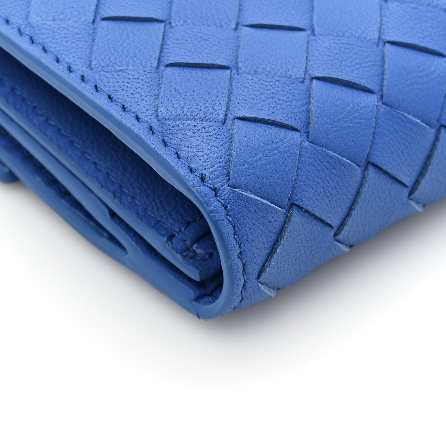 Bottega Veneta Nappa Intrecciato Continental Flap Wallet Bluette 16 of 18