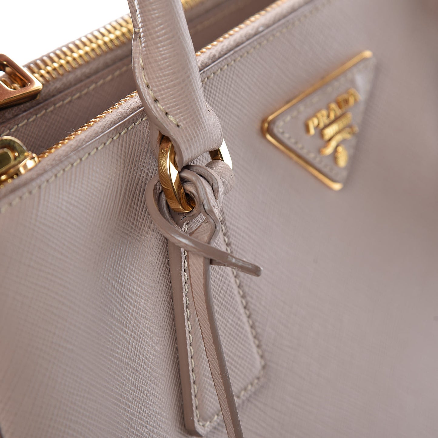 Saffiano Small Galleria Double Zip Tote Cammeo