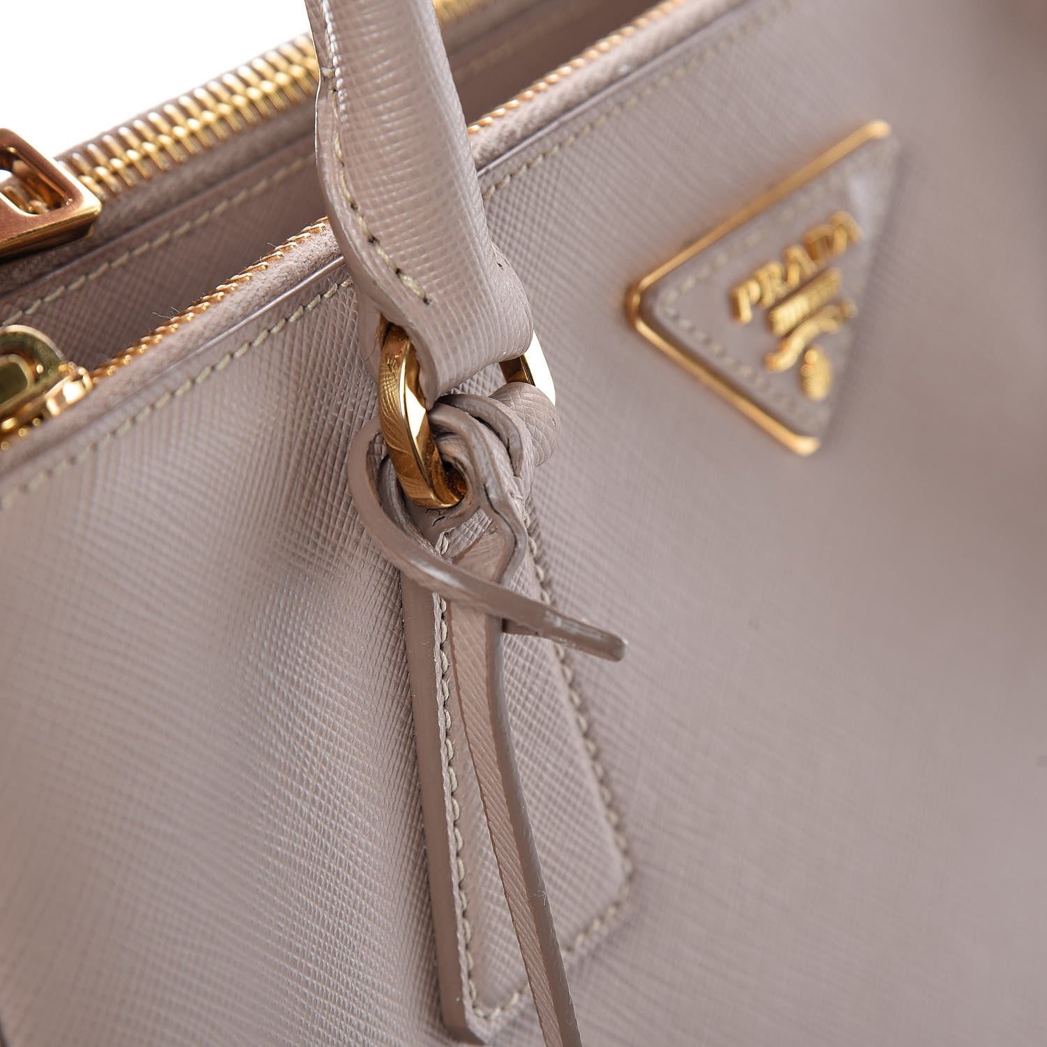 Prada Saffiano Small Galleria Double Zip Tote Cammeo 19 of 20