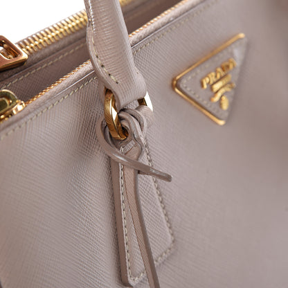 Prada Saffiano Small Galleria Double Zip Tote Cammeo 19 of 20