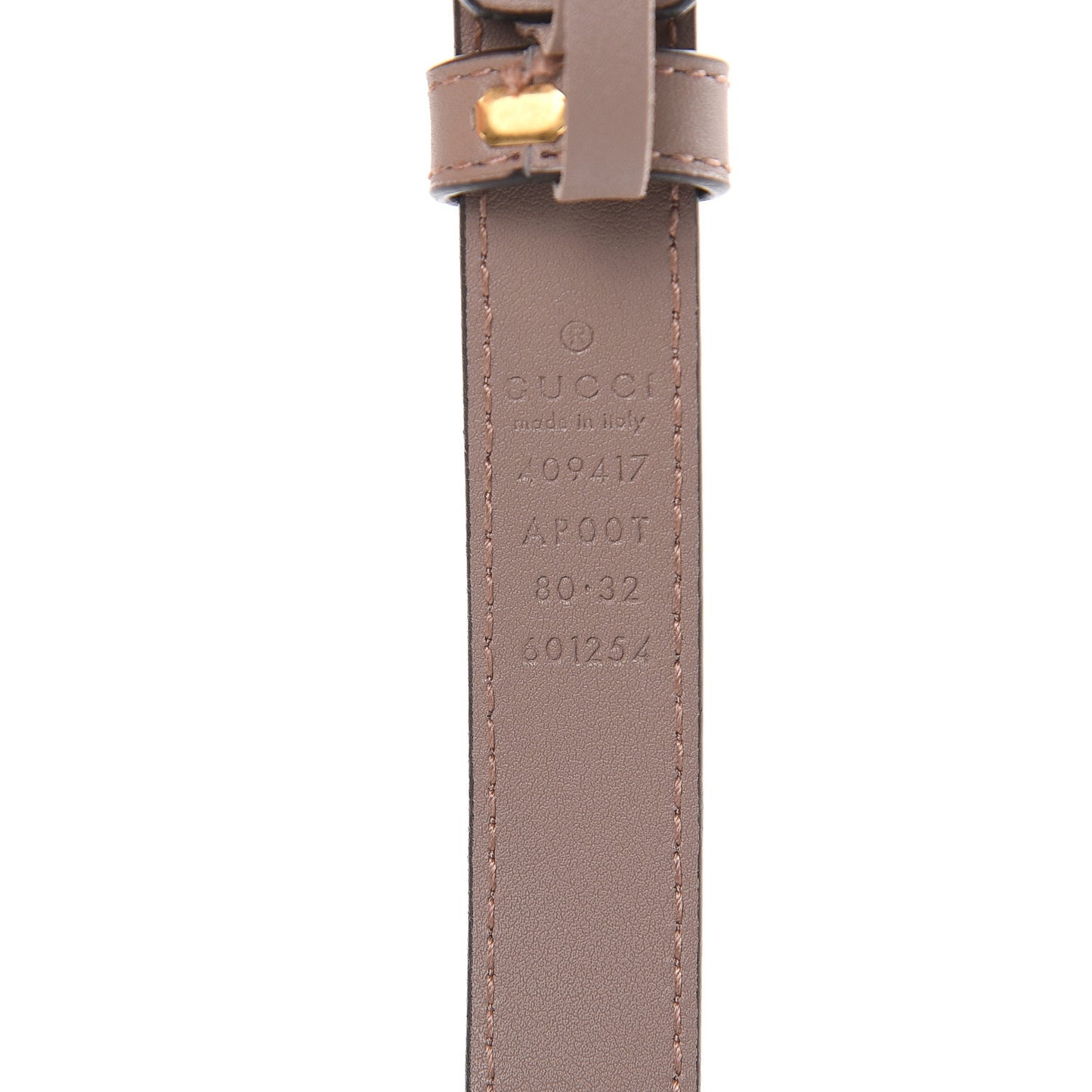 Calfskin Double G 20mm Belt 80 32 Porcelain Rose
