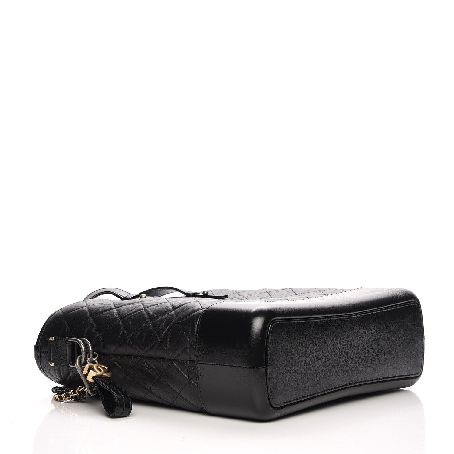 Chanel Calfskin Quilted Large Gabrielle Shopping Tote Black 5 of 10