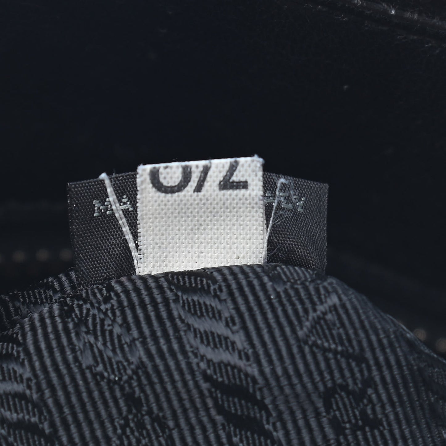 Tessuto Nylon Gaufre Shopping Satchel Black