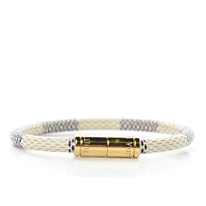 Louis Vuitton Damier Azur Keep It Bracelet 17 3 of 4