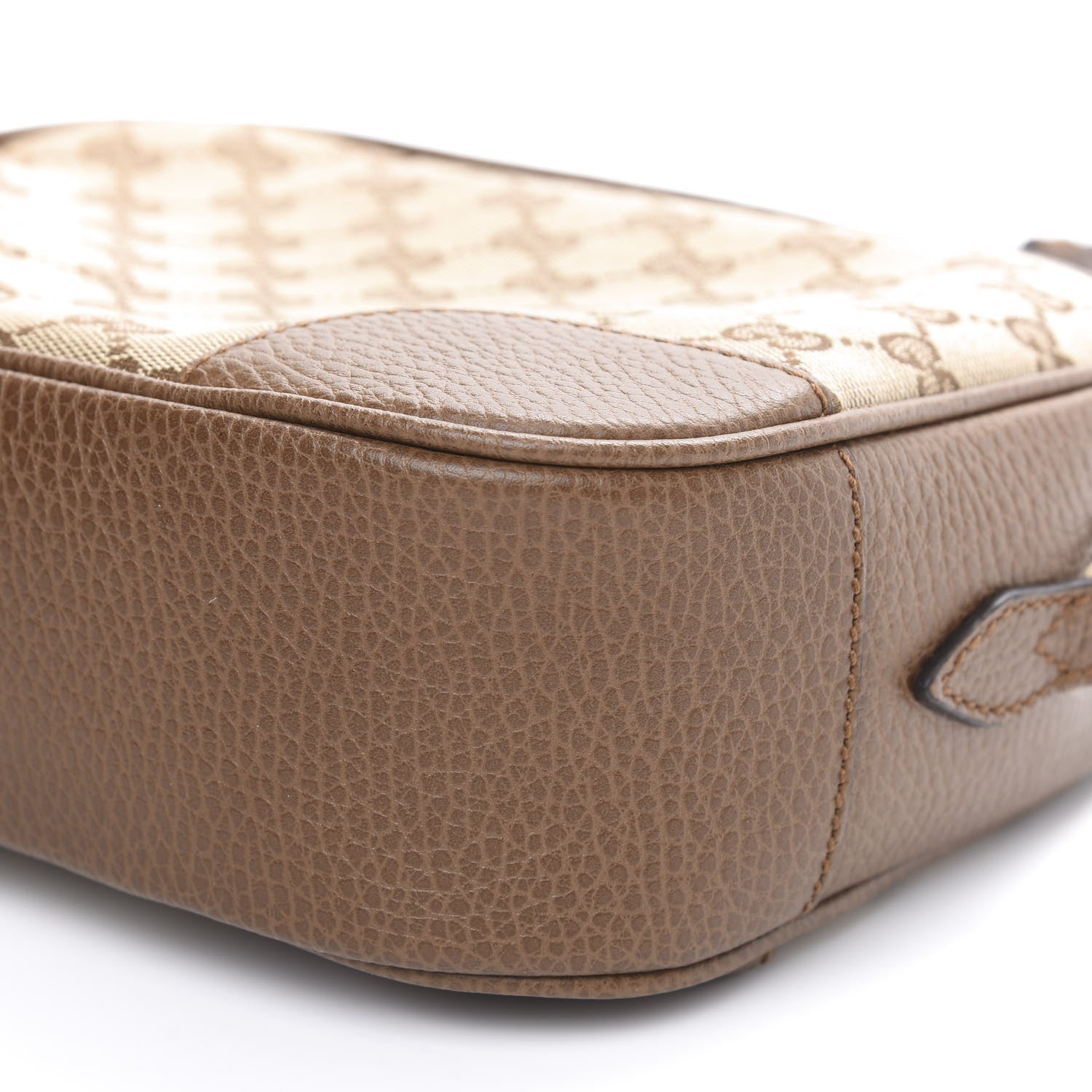 Gucci Monogram Mini Bree Messenger Bag Beige Tabacco 8 of 9