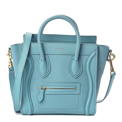 Celine Goatskin Nano Luggage Antarctic 1 of 8
