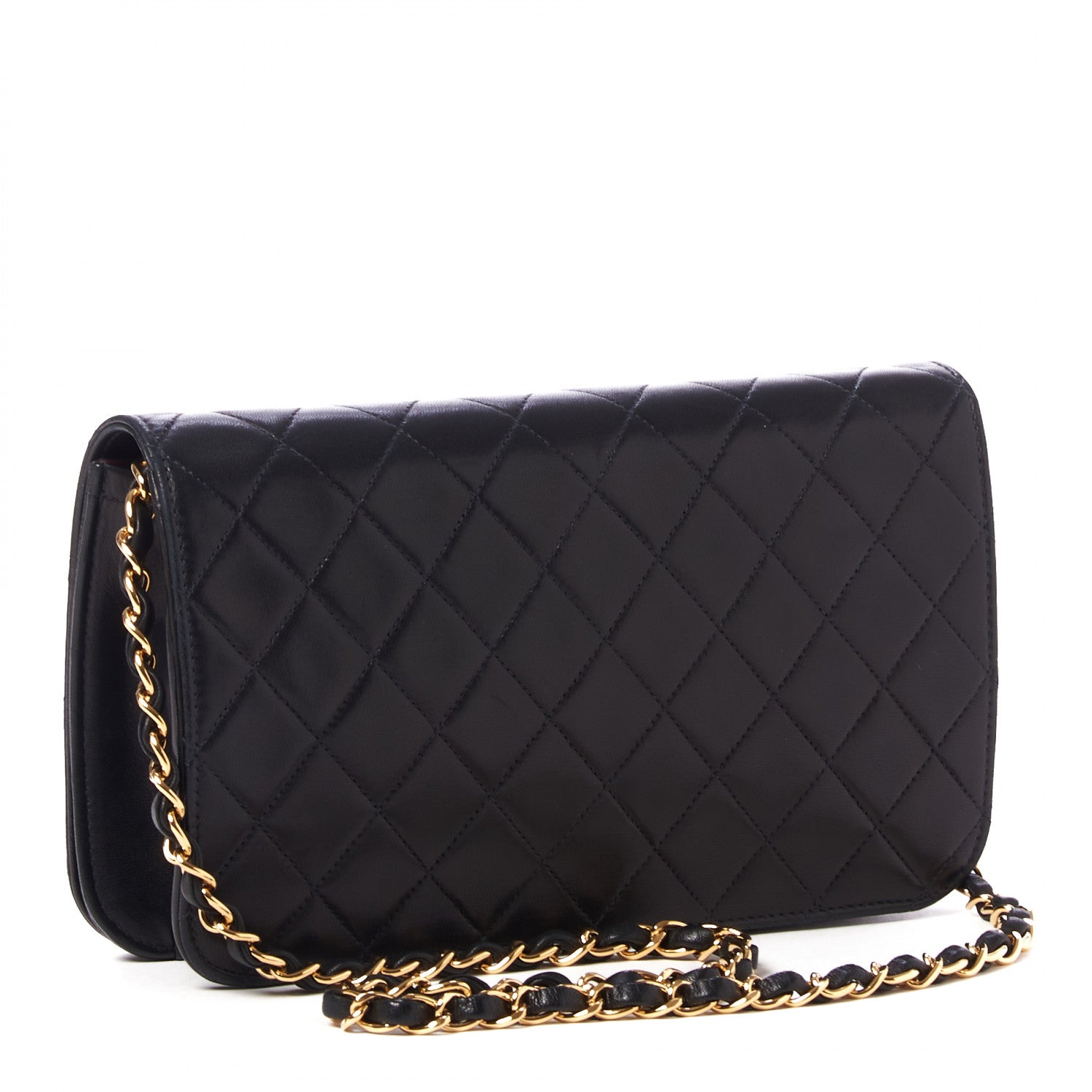 Chanel Lambskin Quilted Small Single Flap Black 3 of 10