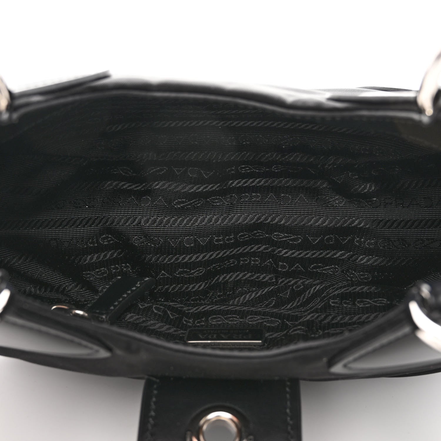 Prada Re-Nylon Spazzolato Re-Edition 2002 Moon Bag Black 5 of 9