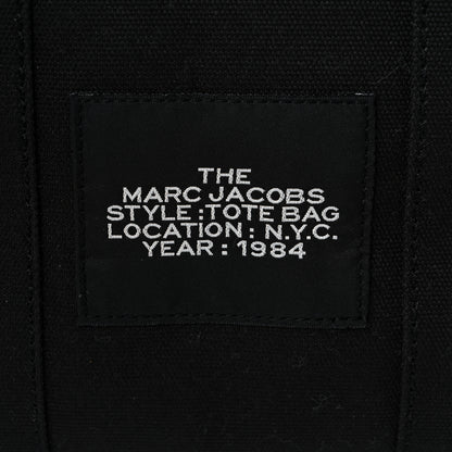 Marc Jacobs Cotton Canvas Mini The Traveler Tote Bag Black 11 of 11