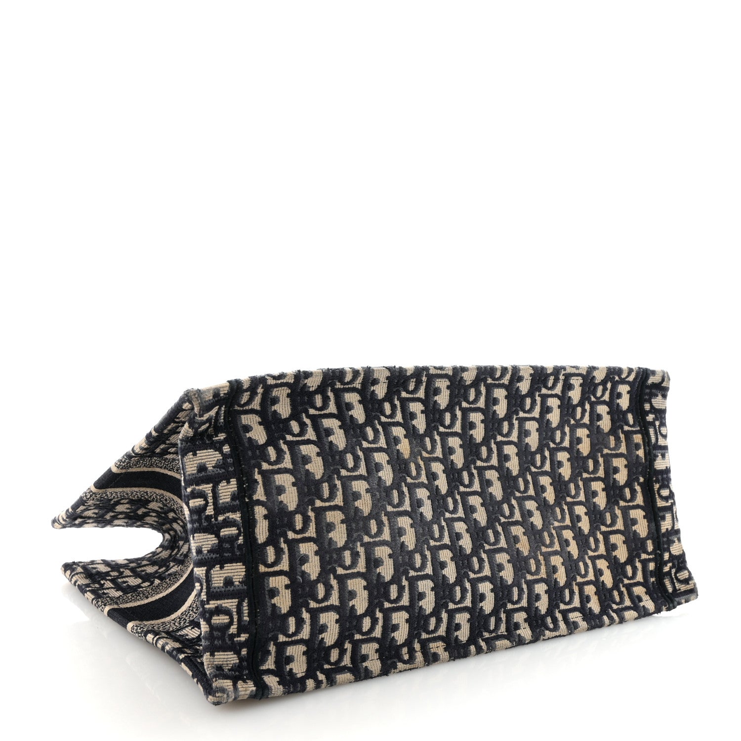 Christian Dior Oblique Medium Book Tote Blue Multicolor 4 of 9