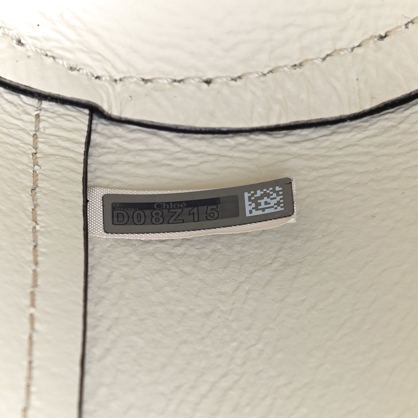 Smooth Grained Calfskin Small Aby Tote White