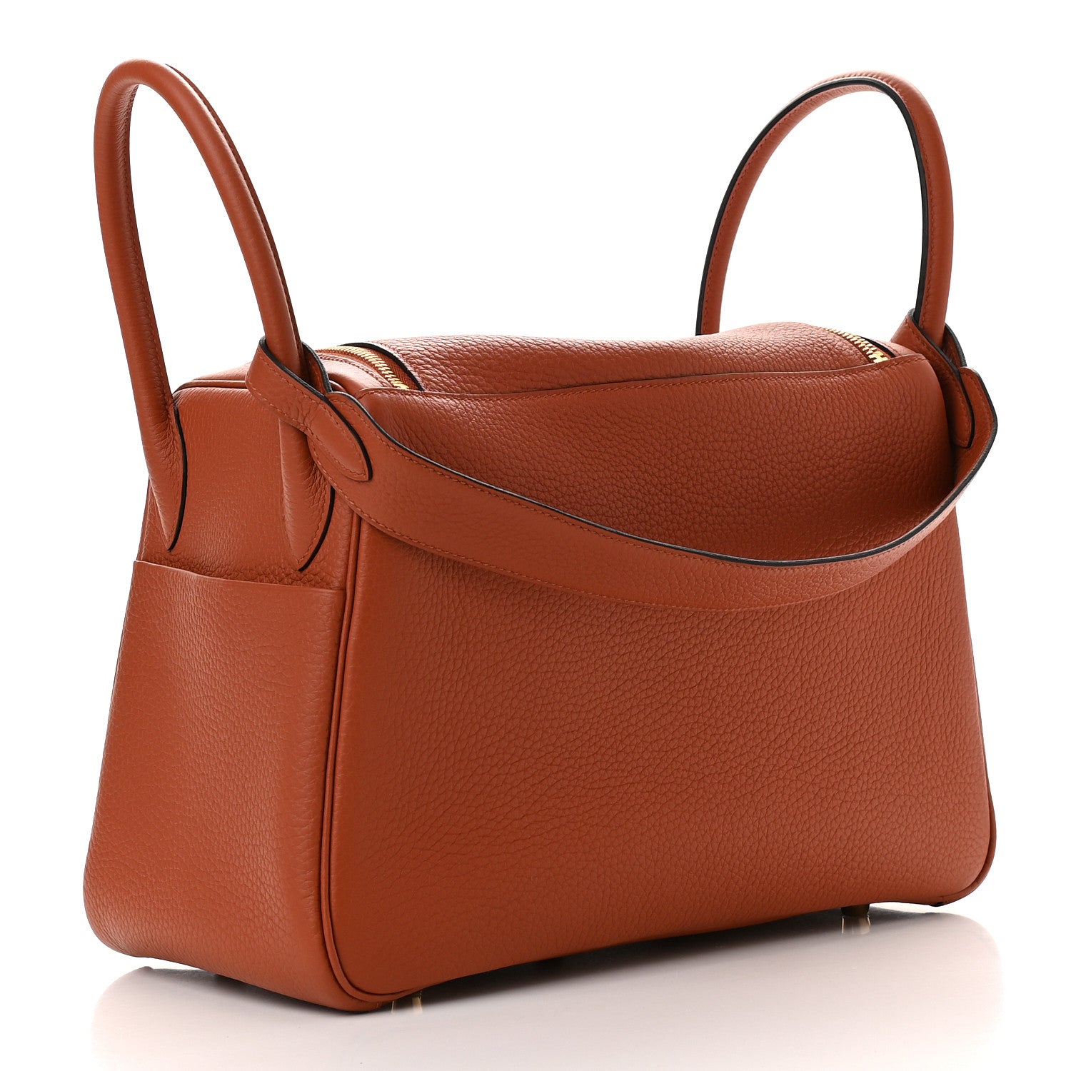 Hermes Taurillon Clemence Lindy 30 Cuivre 3 of 9