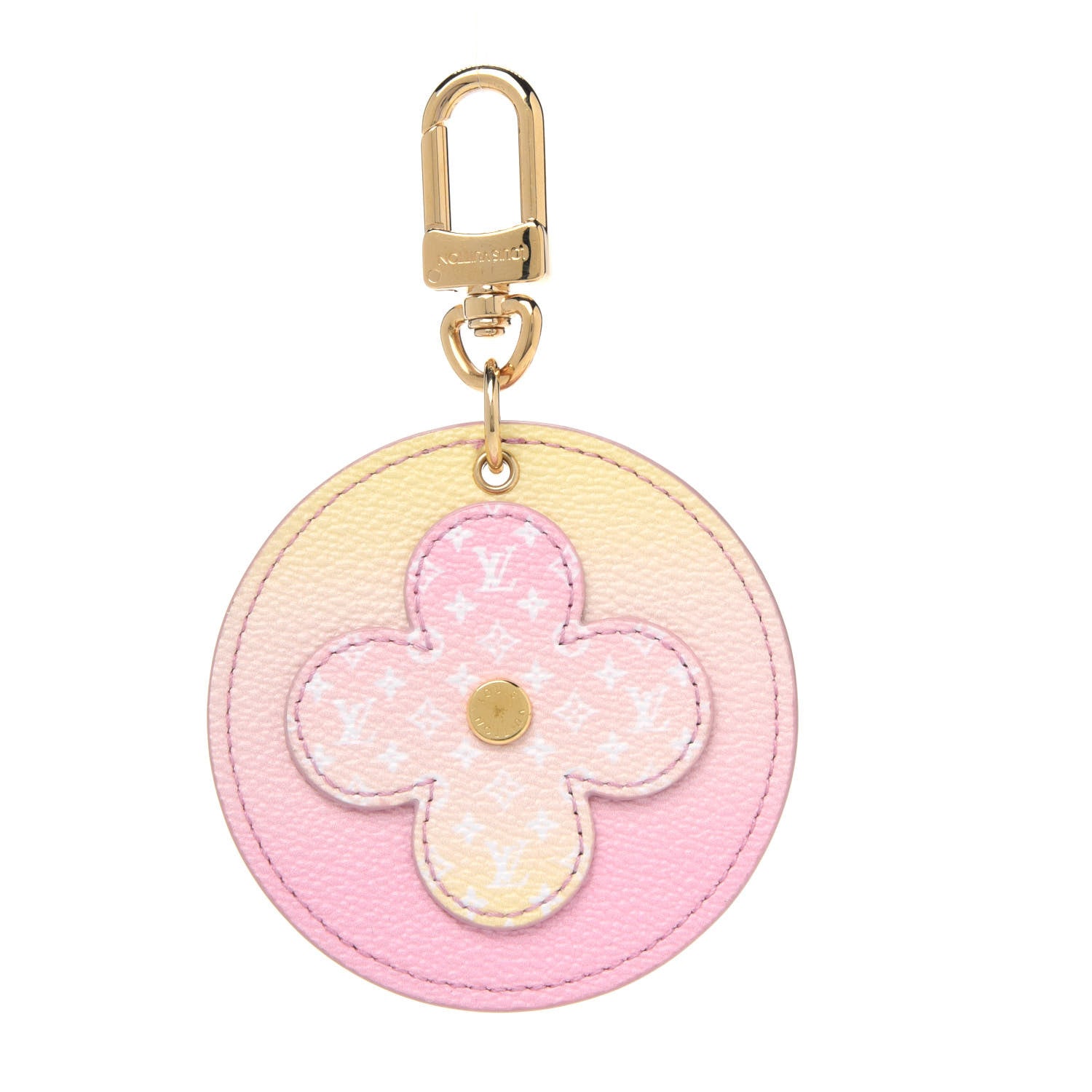 Louis Vuitton Monogram By The Pool Illustre Bag Charm Key Holder Light Pink 1 of 2
