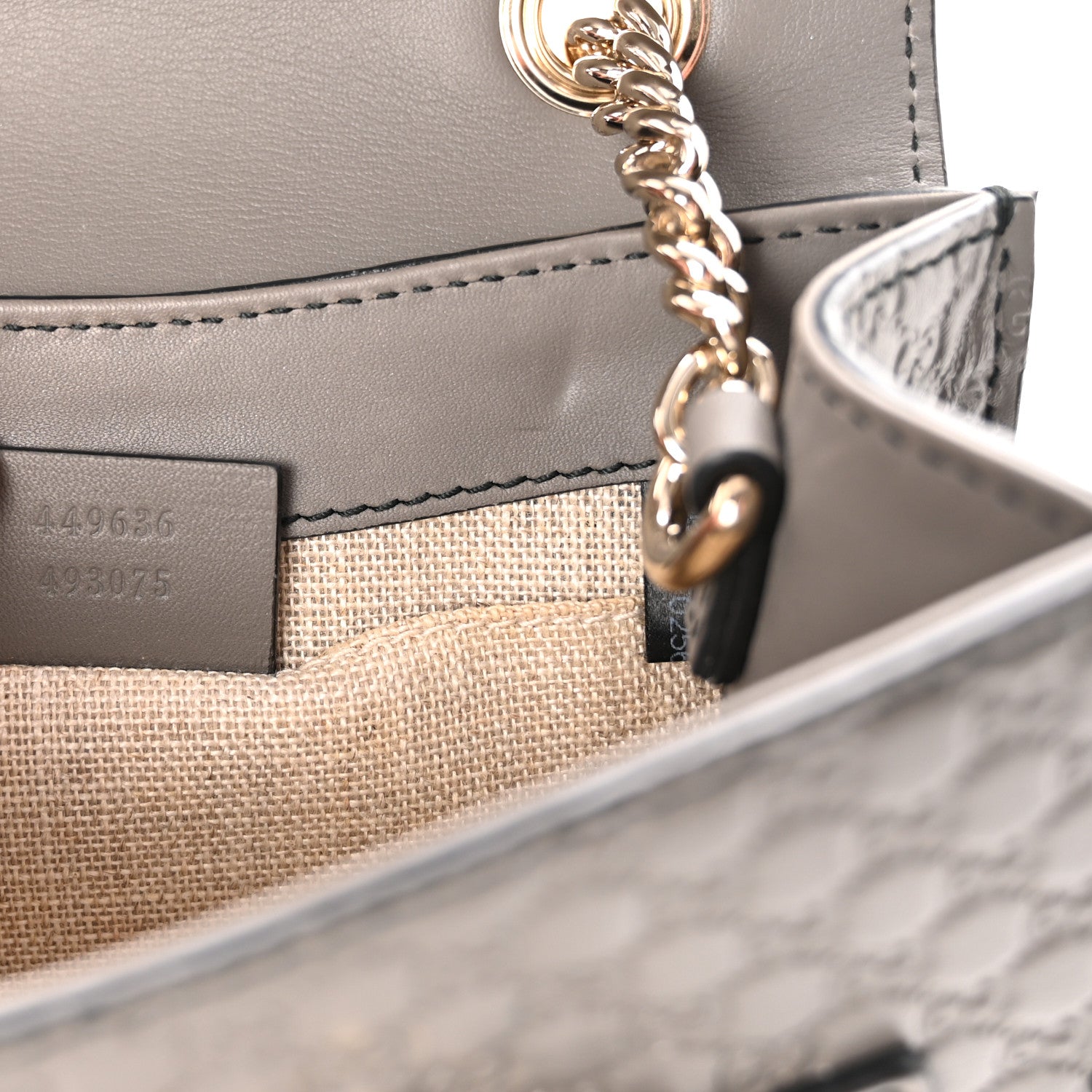 Gucci Soft Microguccissima Mini Emily Chain Shoulder Bag Loess 7 of 10