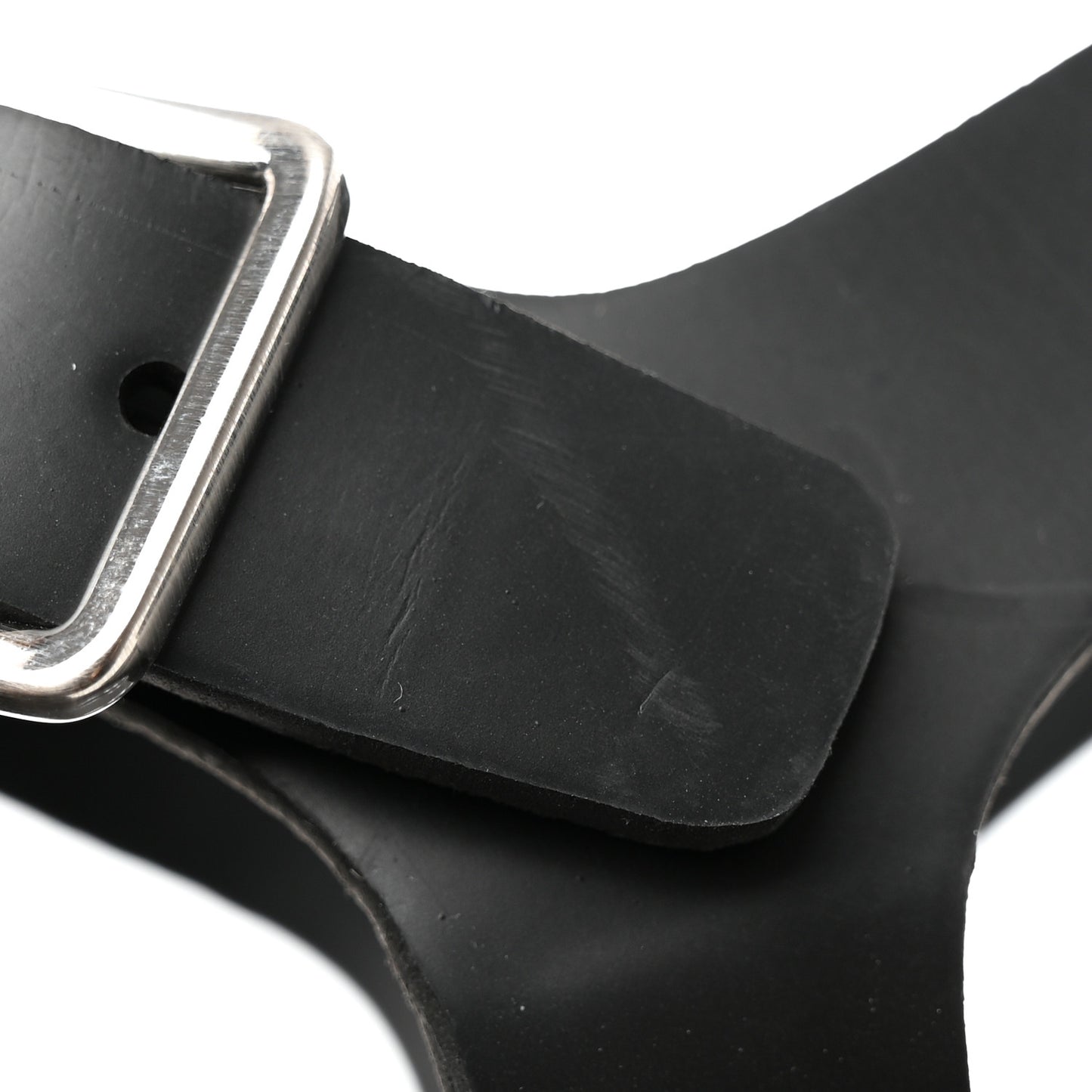 Foam Rubber Triangle Logo Monolith 55mm Cage Sandals 38 Black