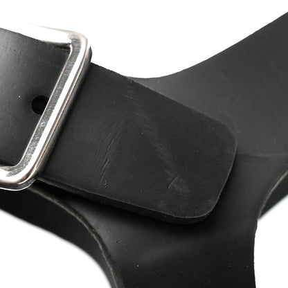 Prada Foam Rubber Triangle Logo Monolith 55mm Cage Sandals 38 Black 12 of 13