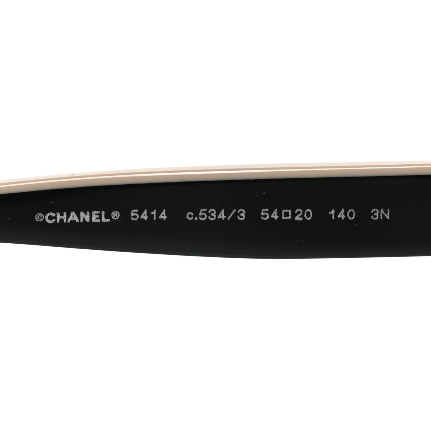 Acetate CC Butterfly Sunglasses 5414 Black Beige