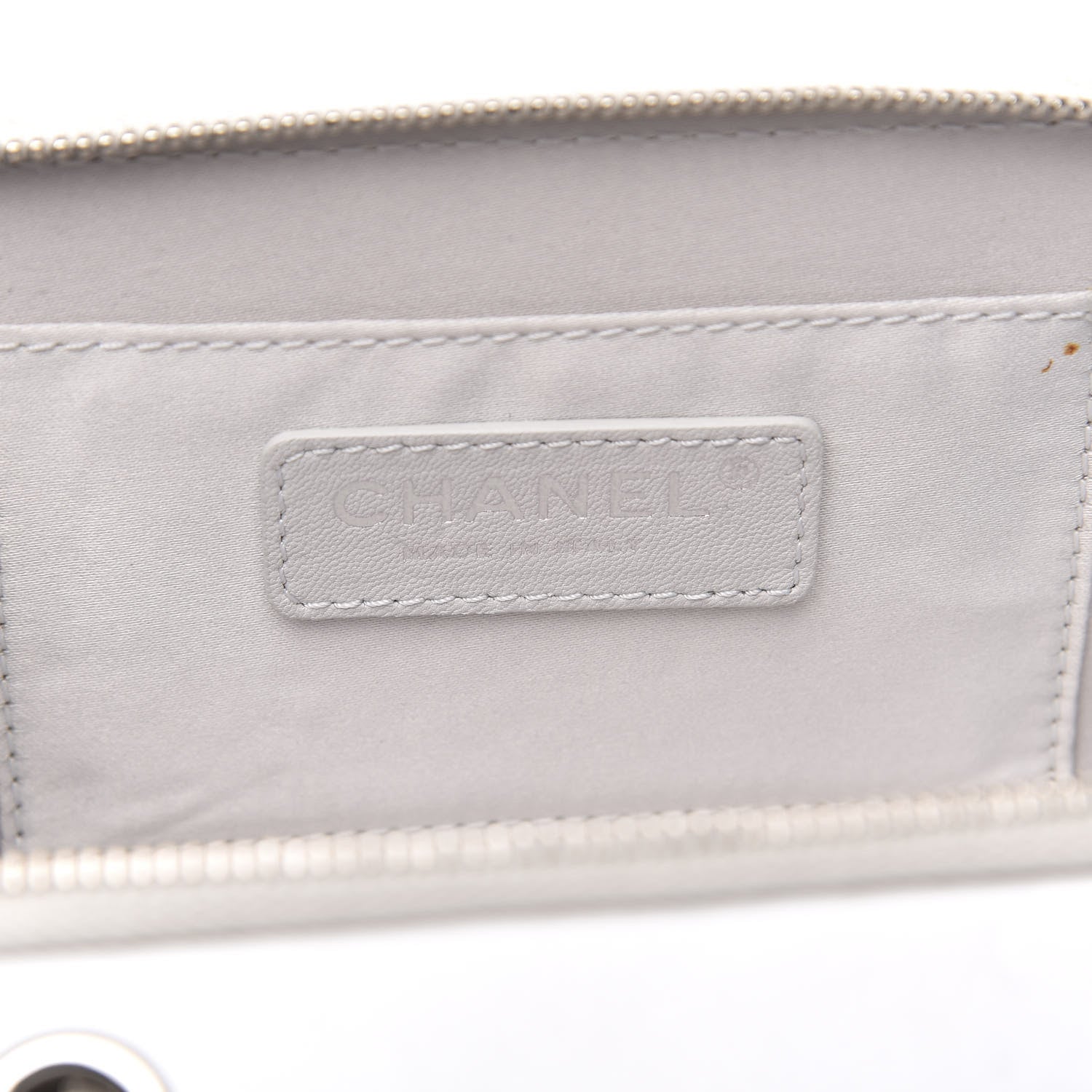 Chanel Lambskin Quilted Small Pocket Box Camera Case White 7 of 13