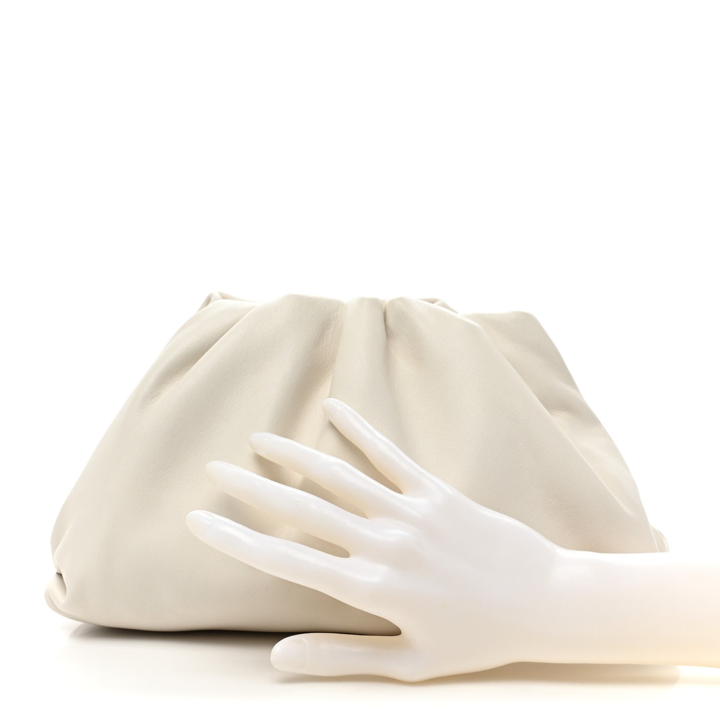 Calfskin Teen Pouch White