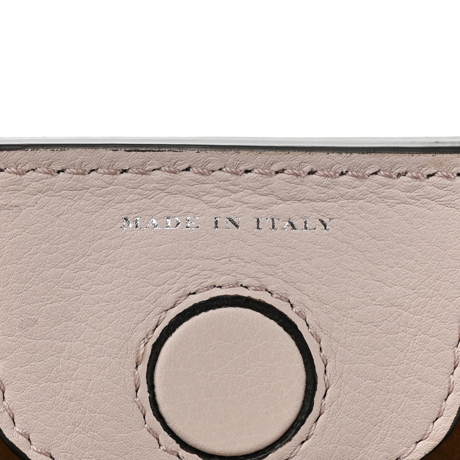 Burberry Smooth Calfskin Small Grommet Embossed Crest Bag Chalk Pink 9 of 15