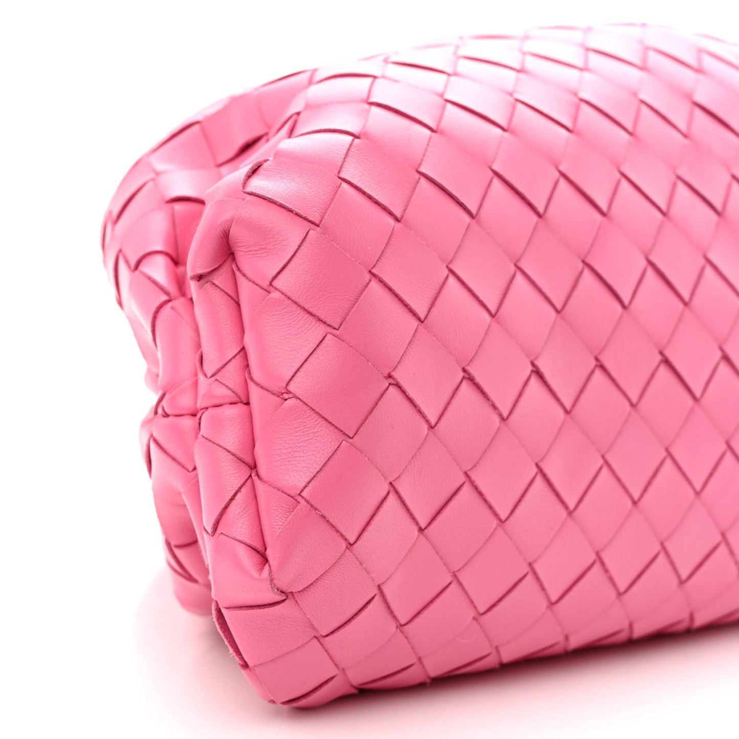 Nappa Maxi Intrecciato The Pouch Oversized Clutch Pink