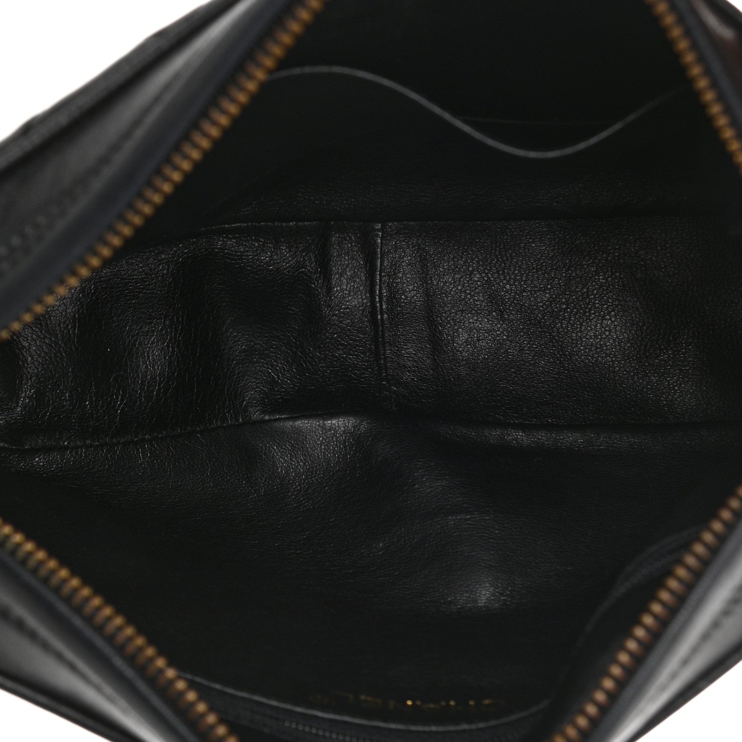 Chanel Lambskin Quilted CC Tassel Camera Case Black 5 of 11