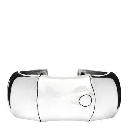 John Hardy Sterling Silver Wide Bamboo Kick Cuff Bracelet 1 of 7