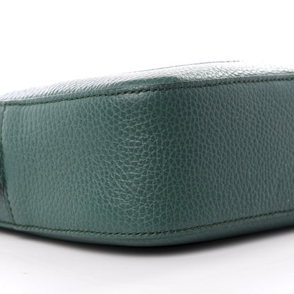 Gucci Pebbled Calfskin Small Soho Disco Bag Emerald Green 5 of 8