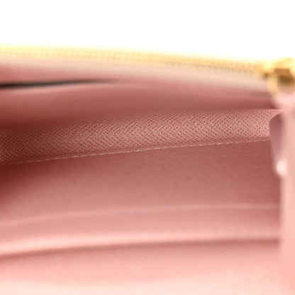 Louis Vuitton Damier Azur Rosalie Coin Purse Rose Ballerine 5 of 9