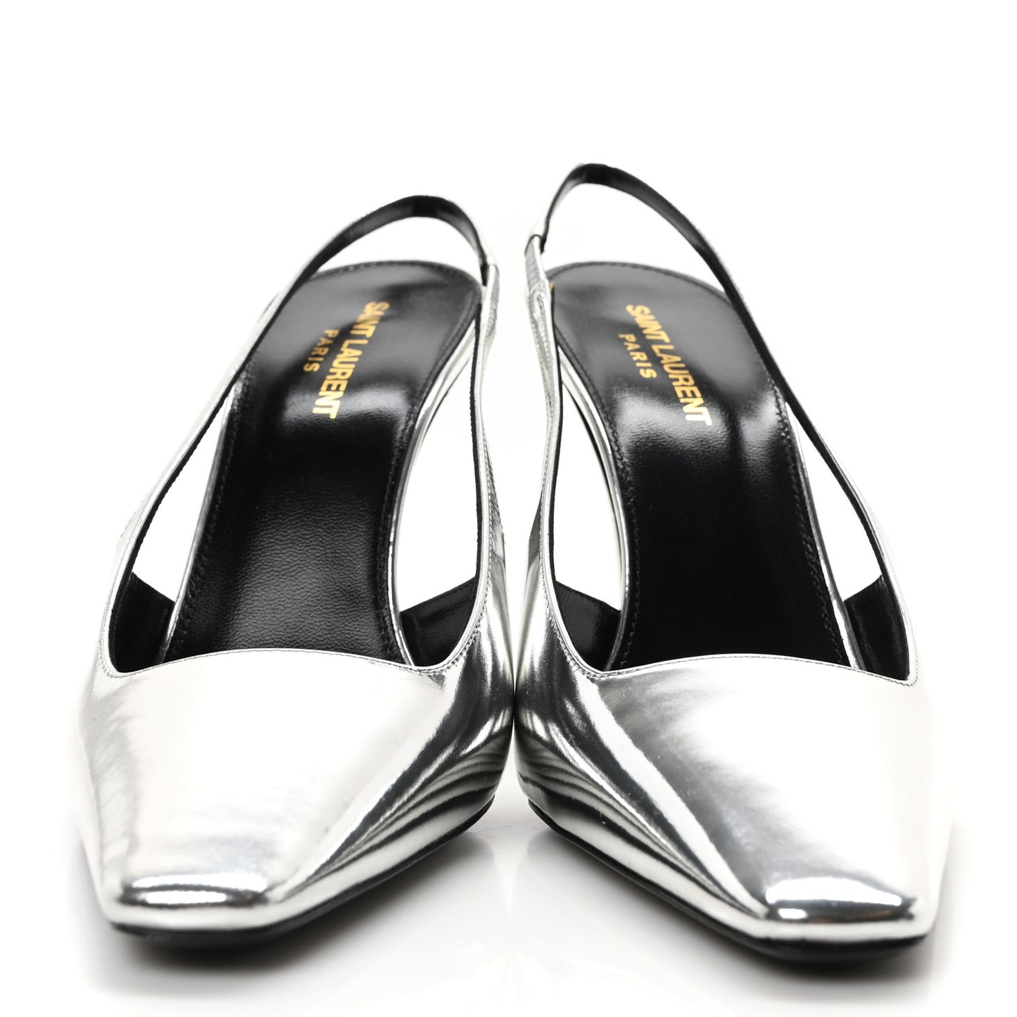 Patent Tom 90 Dream Slingback Pumps 40 Argento