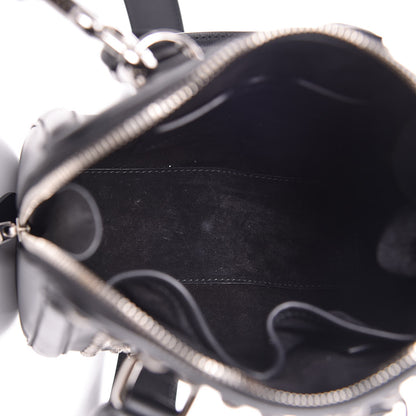 Alexander McQueen Calfskin Studded Crystal Embellished Mini Heroine Black 5 of 9