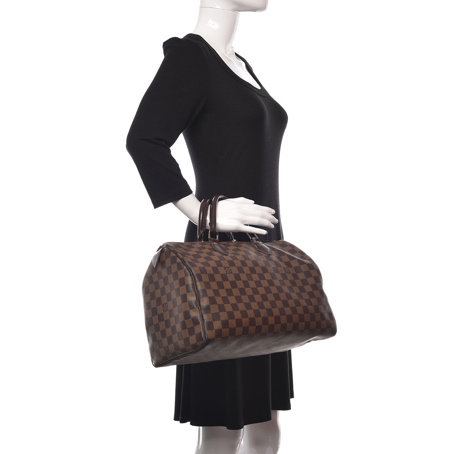 Louis Vuitton Damier Ebene Speedy 35 2 of 22