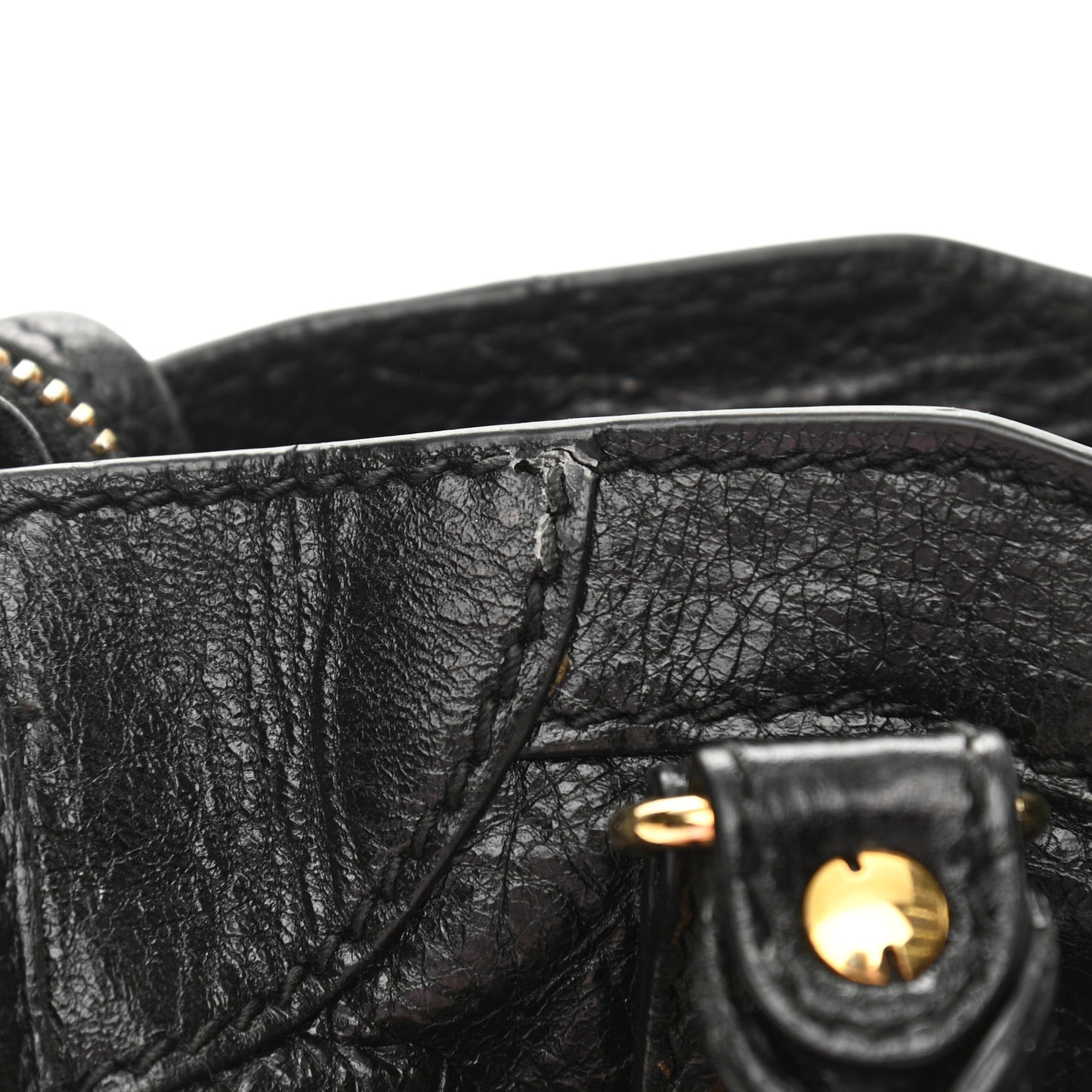 Agneau Giant 12 Gold Hardware Mini City Black