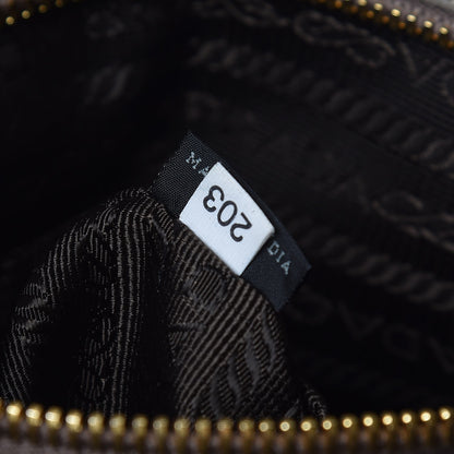 Prada Vitello Daino Shoulder Bag Argilla 8 of 8