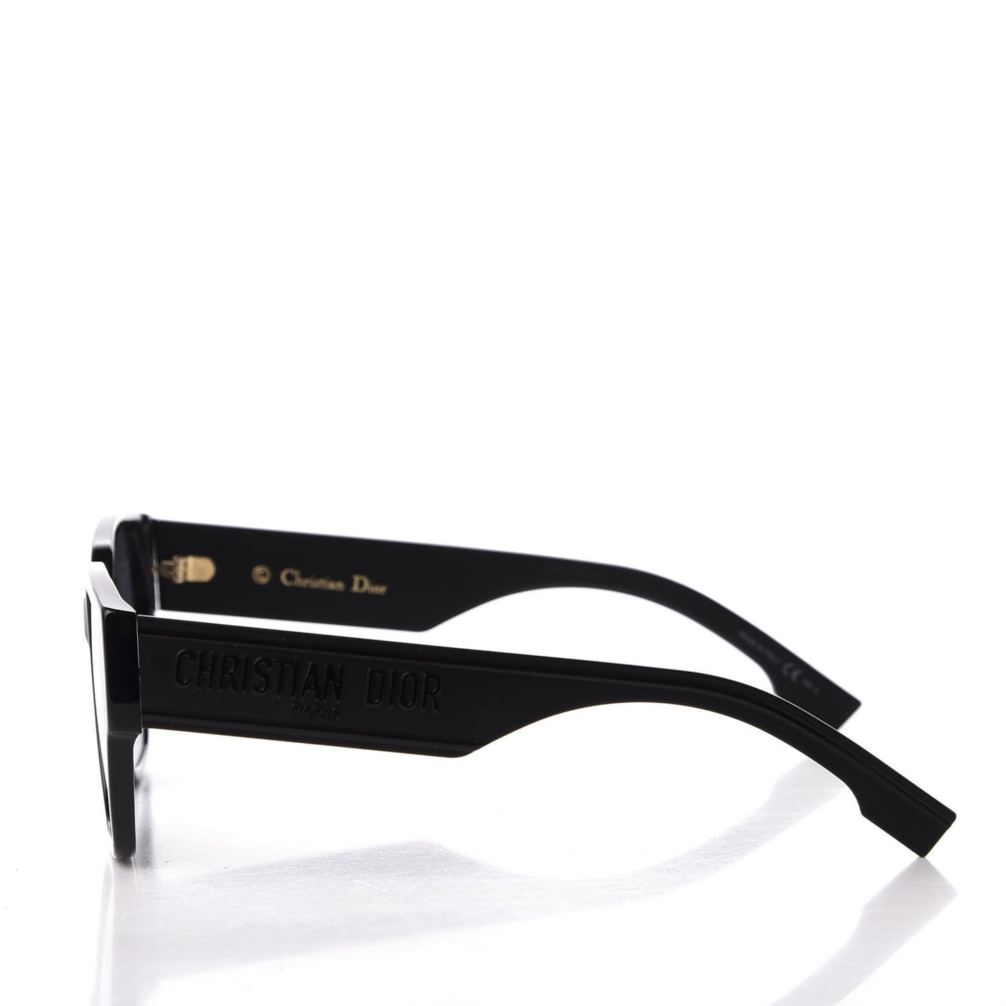 Acetate Square DiorID1 Sunglasses Black