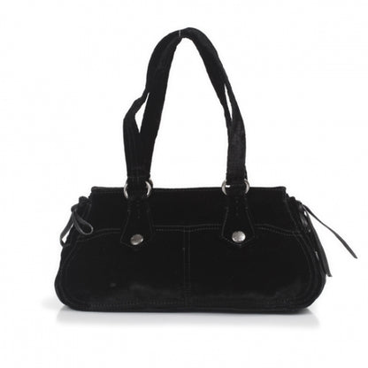 Prada Velvet Shoulder Bag Black 1 of 11