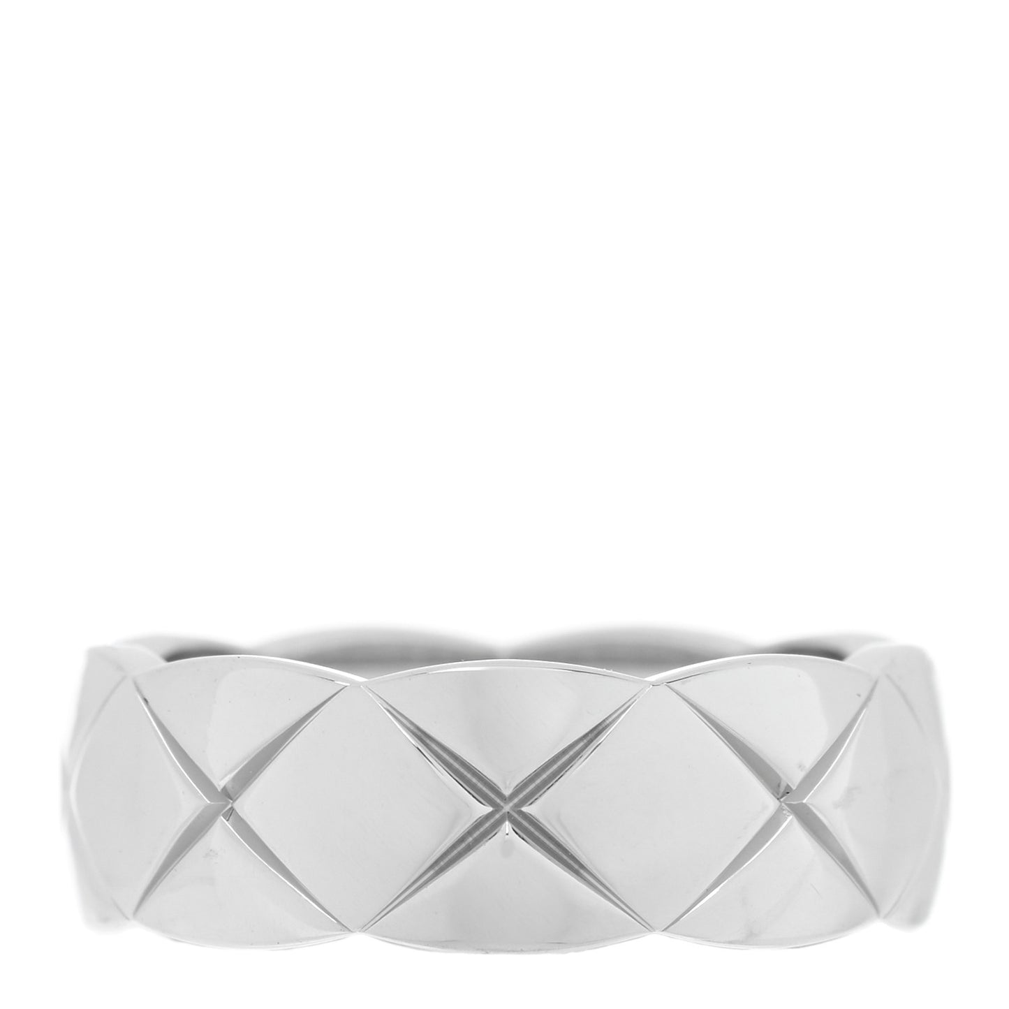 18K White Gold Diamond Small Coco Crush Ring 52 6