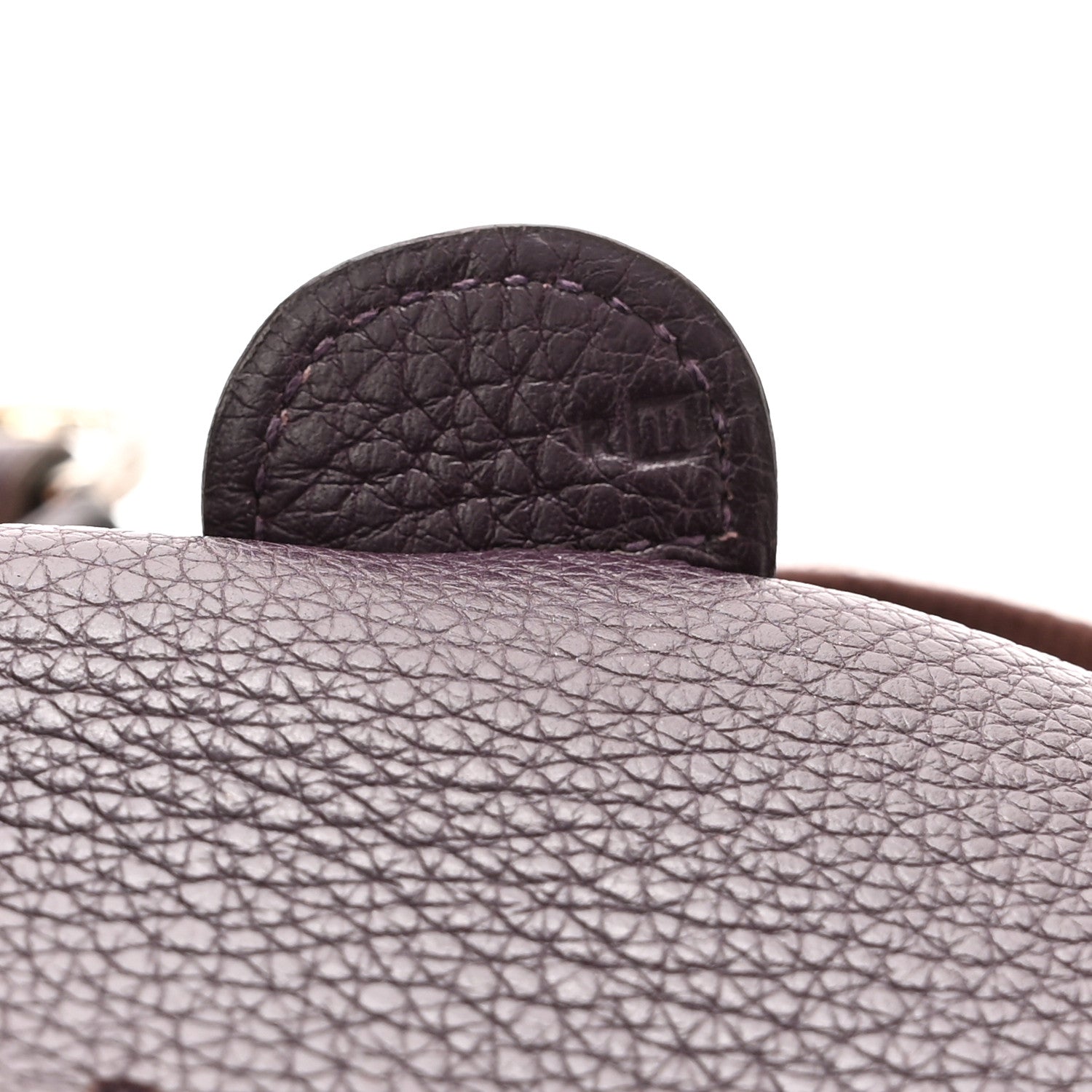 Hermes Taurillon Clemence Evelyne PM Raisin 6 of 12