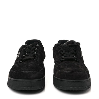 Louis Vuitton Suede Mens LV Trainer Sneakers 9 Black 2 of 8