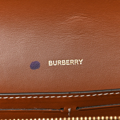 Burberry Calfskin Vintage Check Wallet With Detachable Strap Archive Beige Tan 6 of 6