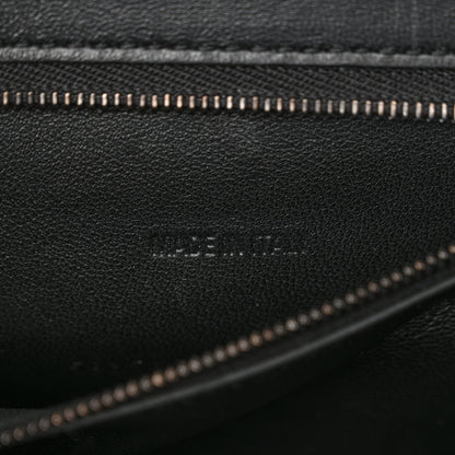 Balenciaga Shiny Calfskin Monochrome Crocodile Embossed Small Hourglass Top Handle Bag Black 7 of 13