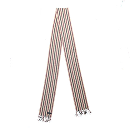 Burberry Cashmere Stripe Scarf Beige 3 of 4