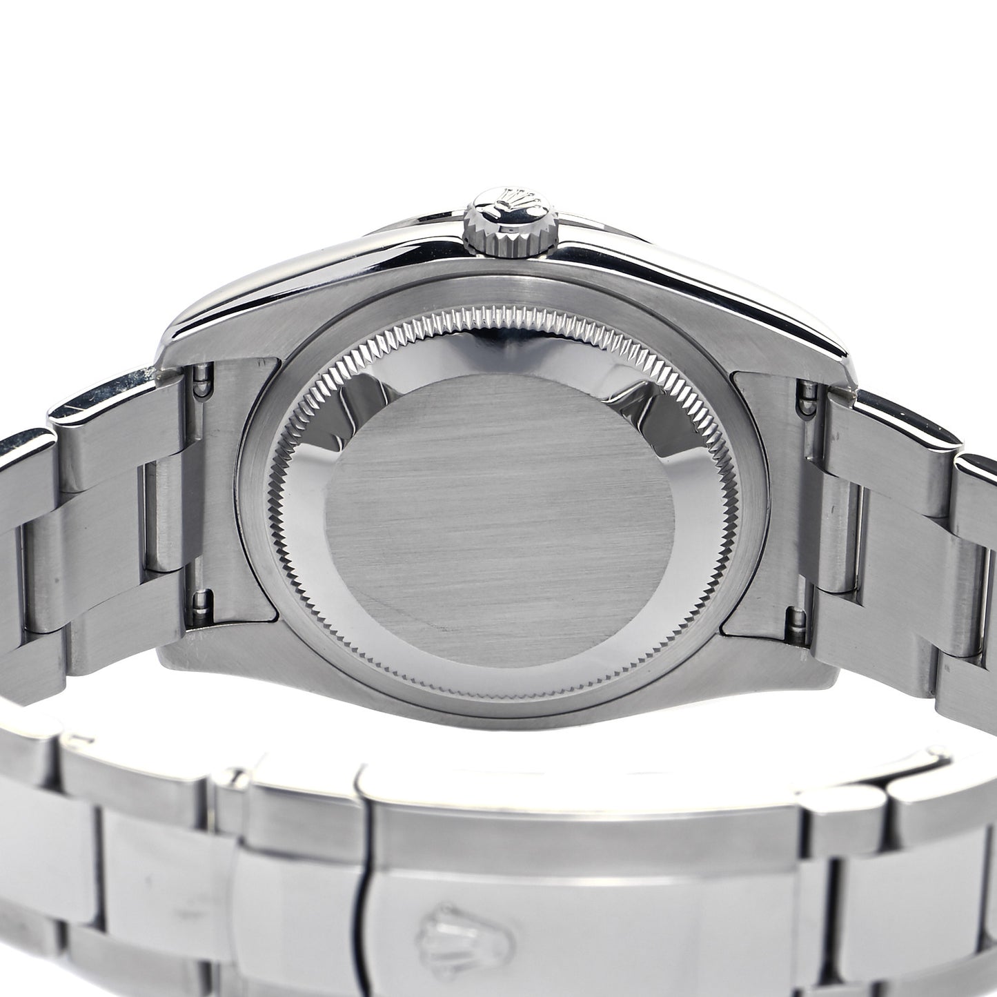 Stainless Steel 18K White Gold 36mm Oyster Perpetual Datejust Turn-O-Graph Watch Black 116264