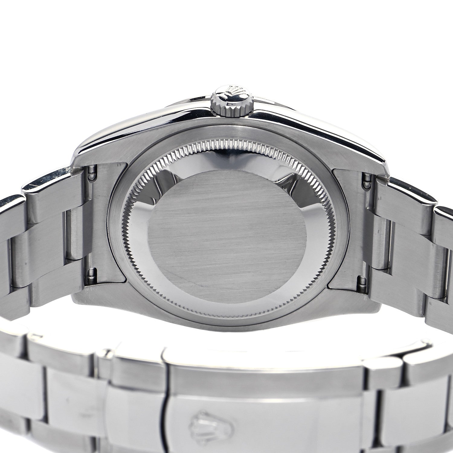 Rolex Stainless Steel 18K White Gold 36mm Oyster Perpetual Datejust Turn-O-Graph Watch Black 116264 4 of 5