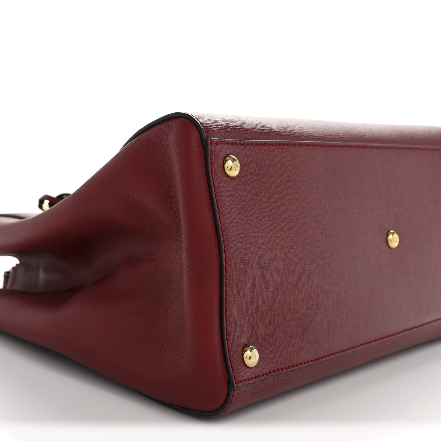 Vitello Elite Regular 2Jours Tote Rosso Scuro Ciliegia