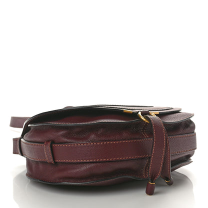 Chloe Calfskin Medium Marcie Round Crossbody Bag Dark Velvet 3 of 9