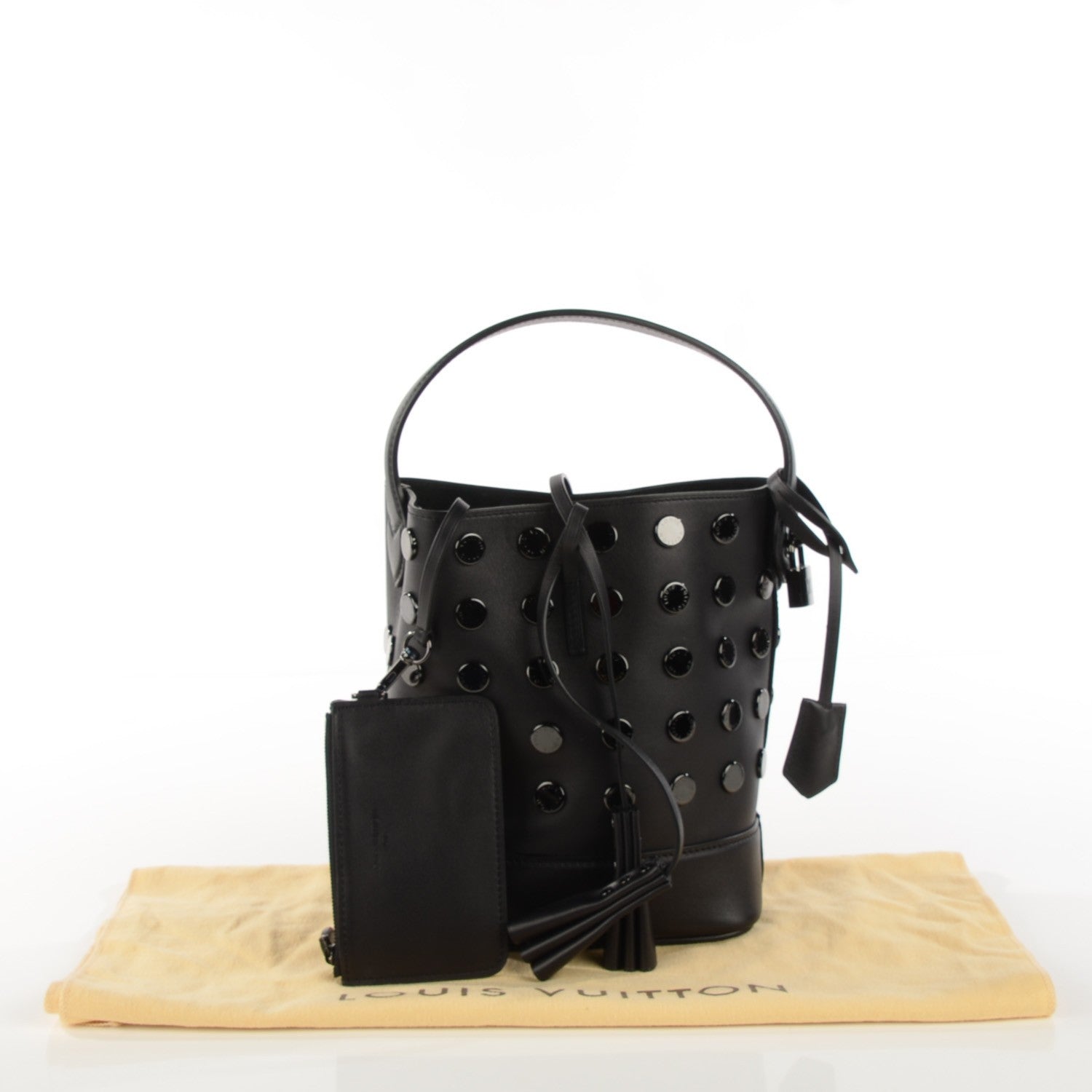 Louis Vuitton Calfskin NN14 Audace PM Black 5 of 9