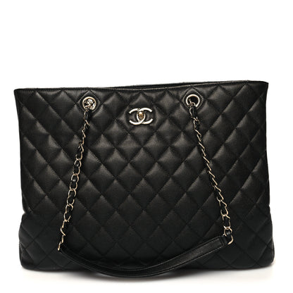 Chanel Caviar Quilted Large Shopping Tote Black 1 of 10