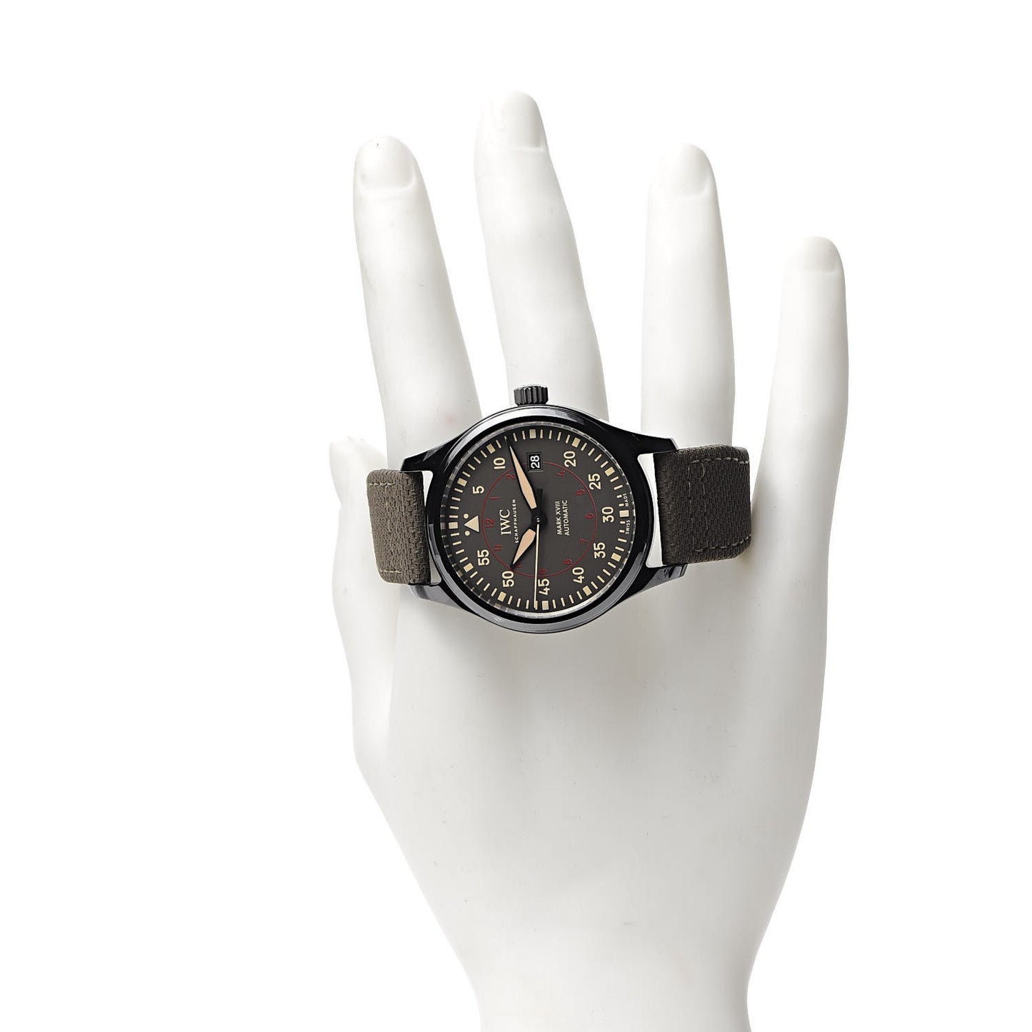 Stainless Steel Ceramic Nylon 41mm Mark XVIII Top Gun Miramar Automatic Watch Khaki IW324702